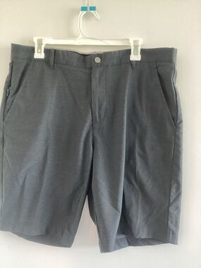 Kirkland Signature Men's Gray Flat-Front Shorts